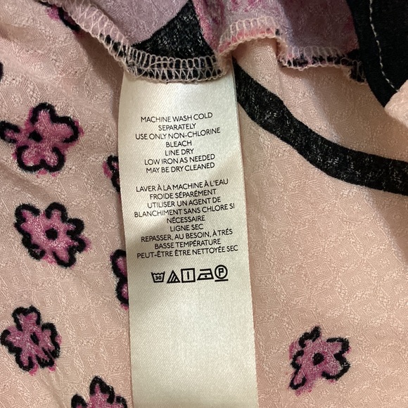 Floral Free People halter XL, pinks and black, NWT - Picture 9 of 15